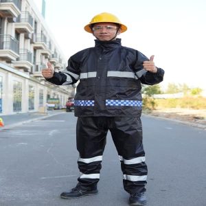 Bộ áo mưa phản quang
